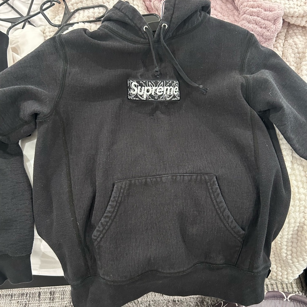 Supreme Black Hoodie